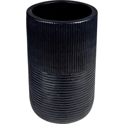 Serenity Black Outdoor Planter Set of 2