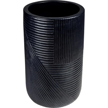 Serenity Black Outdoor Planter Set of 2