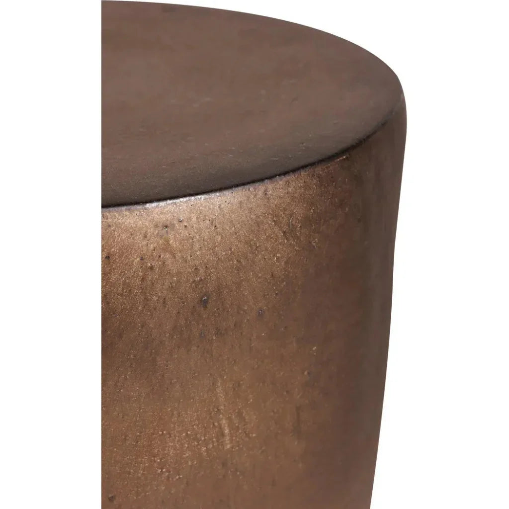 Serenity Ceramic Outdoor Side Table Tall