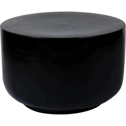 Serenity Grazed Side Table Black Outdoor Accent Table