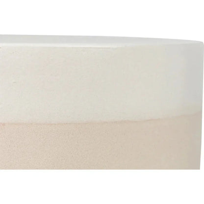 Serenity Grazed Side Table White Outdoor Accent Table