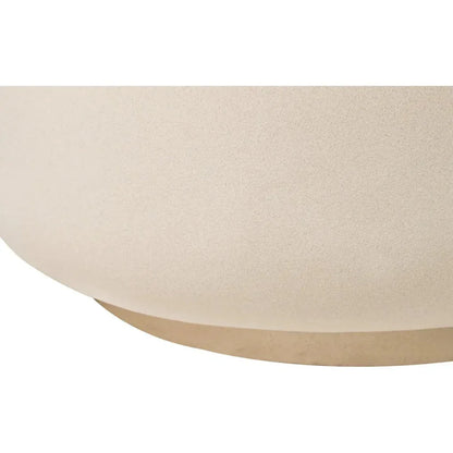 Serenity Grazed Side Table White Outdoor Accent Table