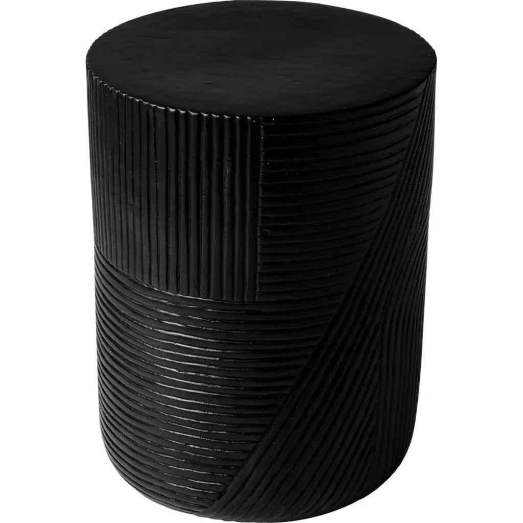Serenity Side Table 16" - Black Outdoor Accent Table