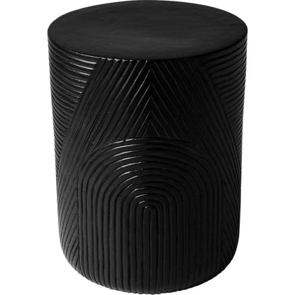 Serenity Side Table 16" - Black Outdoor Accent Table