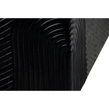 Serenity  Square Table - Black Outdoor Accent Table