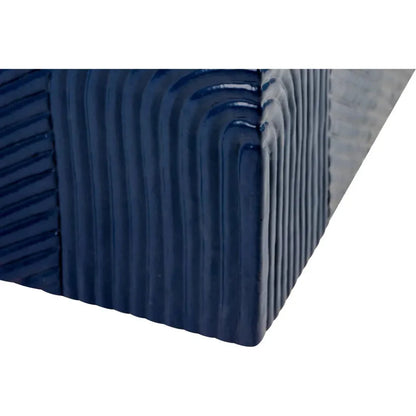 Serenity  Square Table - Blue Outdoor Accent Table