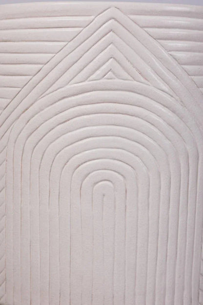 Serenity Textured Ceramic Patio Stool