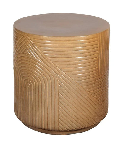 Serenity Textured Ceramic Patio Stool