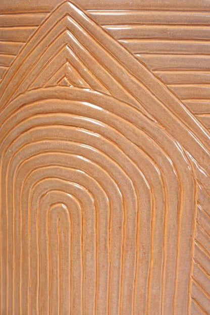 Serenity Textured Ceramic Patio Stool
