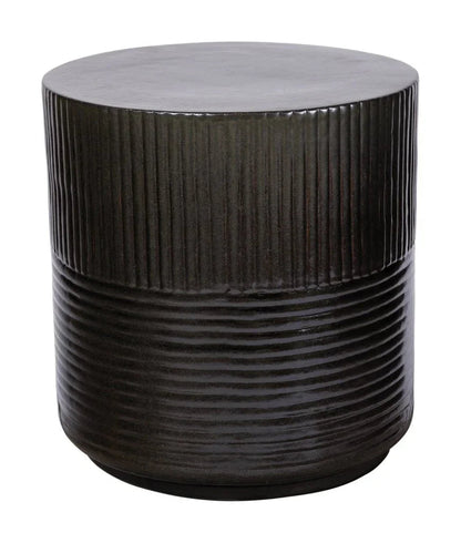 Serenity Textured Ceramic Patio Stool