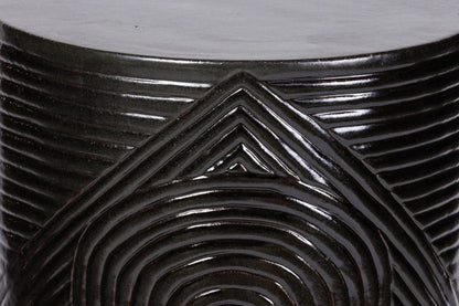Serenity Textured Ceramic Patio Stool