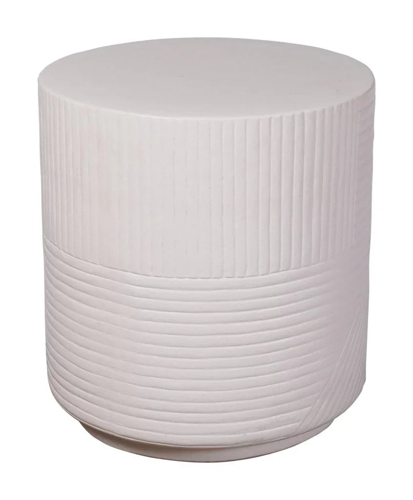 Serenity Textured Ceramic Patio Stool