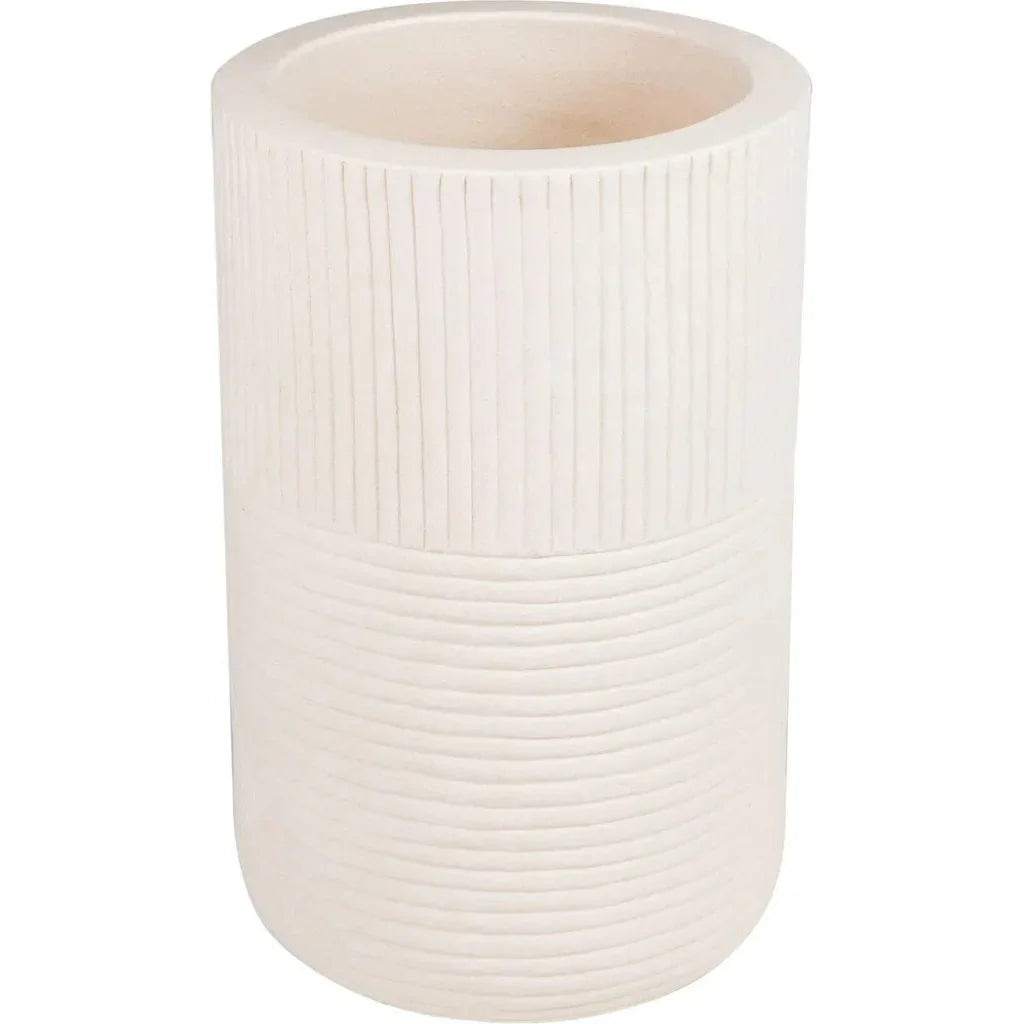 Serenity White Outdoor Planter Set of 2