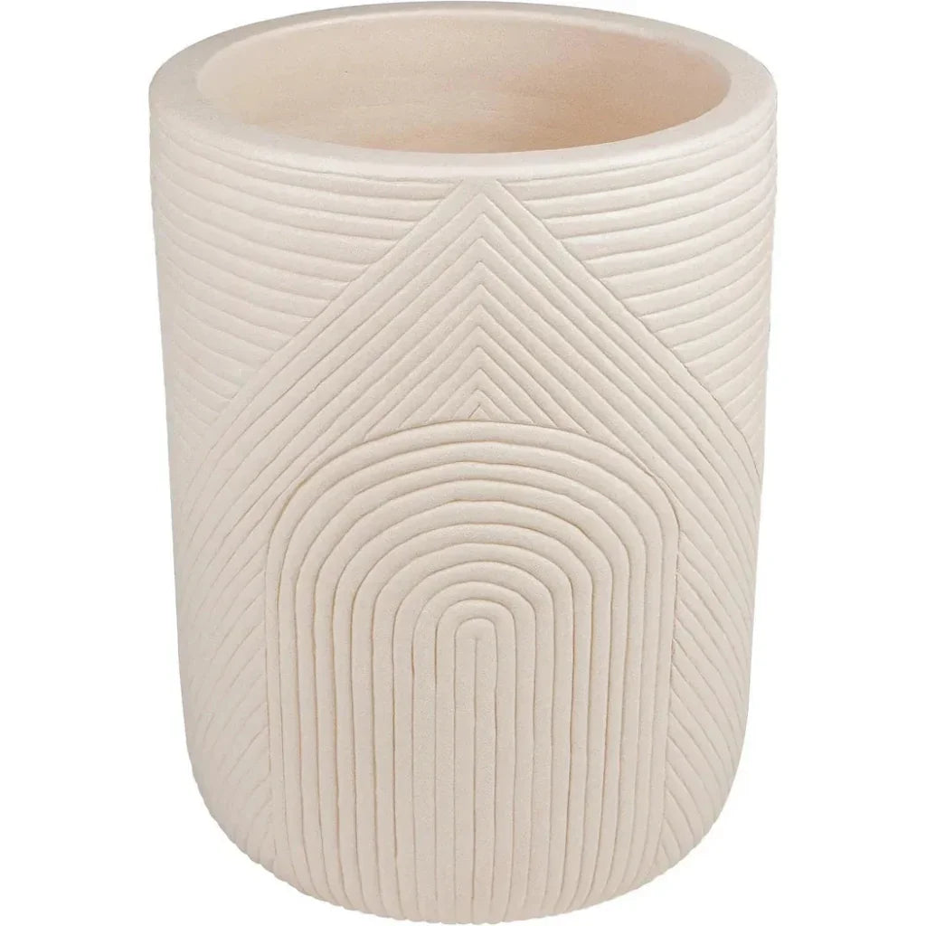 Serenity White Outdoor Planter Set of 2