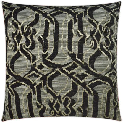 Sesto Black Throw Pillow With Insert