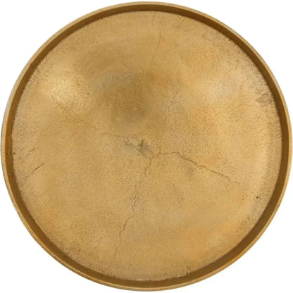 Set of 2 Como Accent Tables Antique Gold