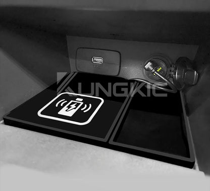For Subaru XV Impreza 2018 2019 2020 2021 2022 15W Car Wireless Charger Mobile Phone Fast Charging Holder PVC