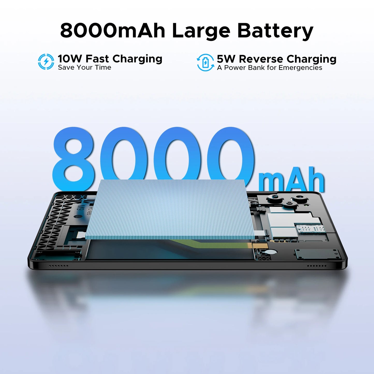 【Brand+】Doogee Tab G6 Tablet Pc 11 Inch Android 15 30Gb Ram(6+24) 256Gb Rom 8000Mah Battery Dual Speakers Support Widevine