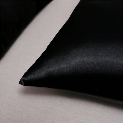 2PCS Pillowcase 100% Silk Pillow Cover Silky Satin Hair Beauty Pillow case Comfortable Pillow Case Home Decor wholesale 51*76CM