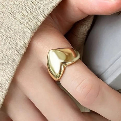 VENTFILLE 925 Sterling Silve Love Heart  Ring for Women Girl Gift Line Pearl Korean Sweet  Jewelry Birthday Gift Dropshipping
