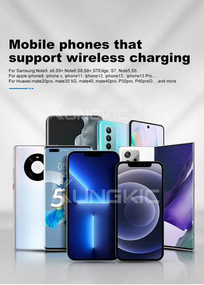 For Subaru XV Impreza 2018 2019 2020 2021 2022 15W Car Wireless Charger Mobile Phone Fast Charging Holder PVC