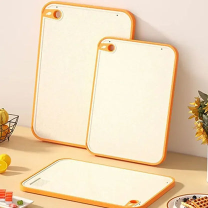 Wheat Straw Double-Sided Antibacterial Cutting Board Home Kitchen Anti-mildew Anti-slip Plastic Multi-functional Sticky Board