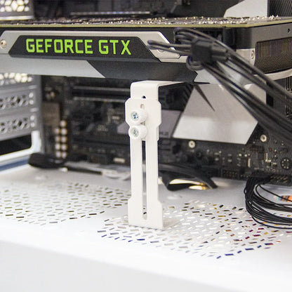 Computer Graphics Card Holder Chassis Fan Support Fixed Metal Bracket 6-96mm Adjustable GPU Holder