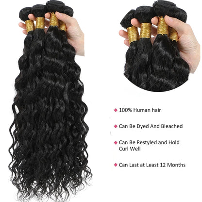 8-30 Inch Natural Wave Bundles 100% Unprocessed Brazilian Human Hair Double Weft Weaving Raw Hair Extensions 2 3 4 Bundles Deals