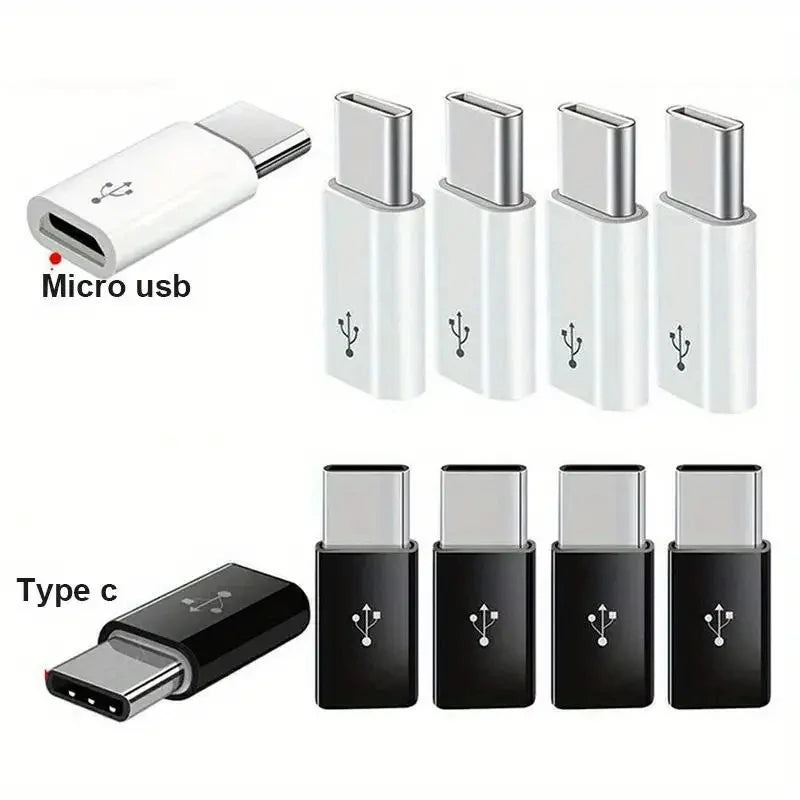 5Pcs Micro USB Female To Type C Male Adapter Converter for Android Smart Phone Tablet USB Type C To Micro USB Connector