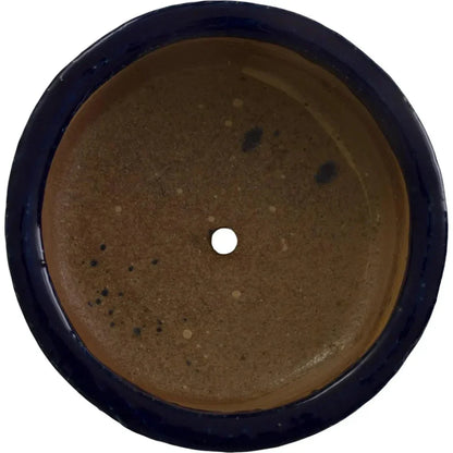 Shallow Round Ceramic Lip Planter