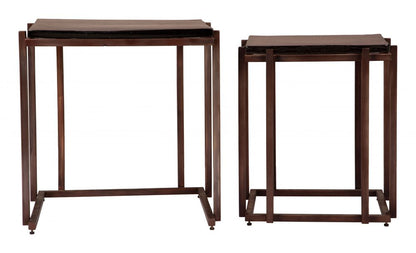 Shimai Iron Frame Nesting Table 2PC