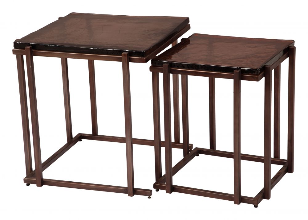 Shimai Iron Frame Nesting Table 2PC
