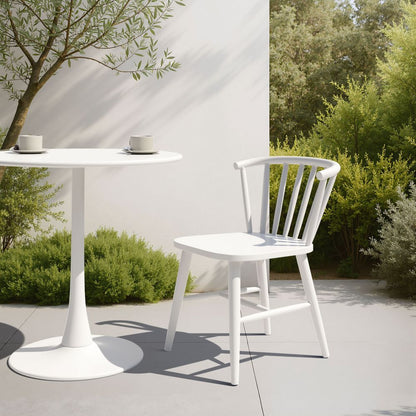 Shio Aluminum Outdoor Dining Chair Black