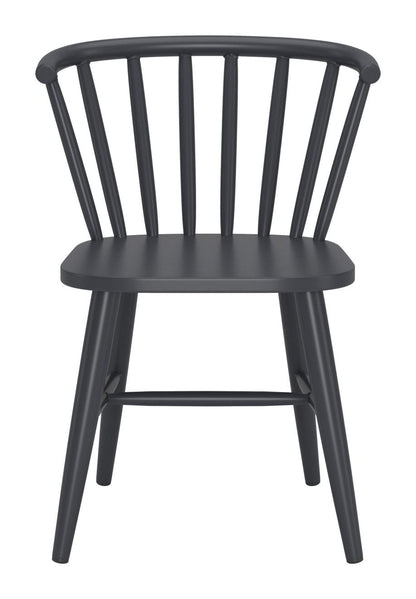 Shio Aluminum Outdoor Dining Chair Black
