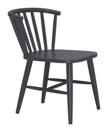 Shio Aluminum Outdoor Dining Chair Black