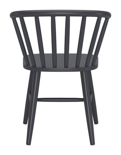 Shio Aluminum Outdoor Dining Chair Black