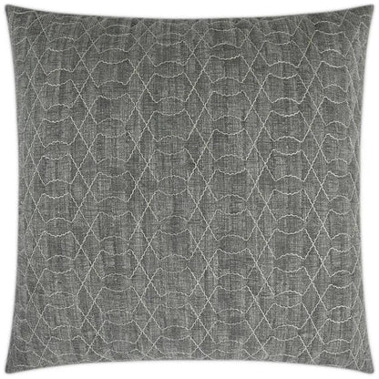 Shipka Chrome Grey Throw Pillow With Insert