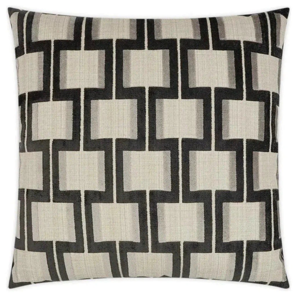 Shoreham Carbon Grey Large Throw Pillow Insert