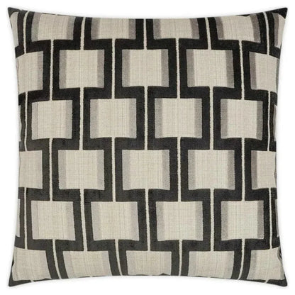 Shoreham Carbon Grey Large Throw Pillow Insert