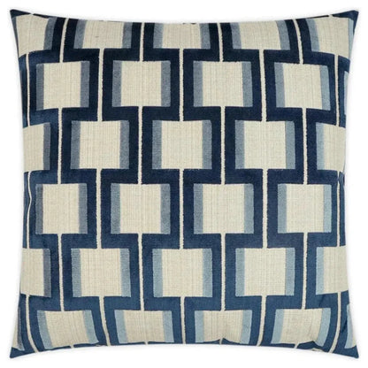Shoreham Indigo Navy Large Throw Pillow Insert