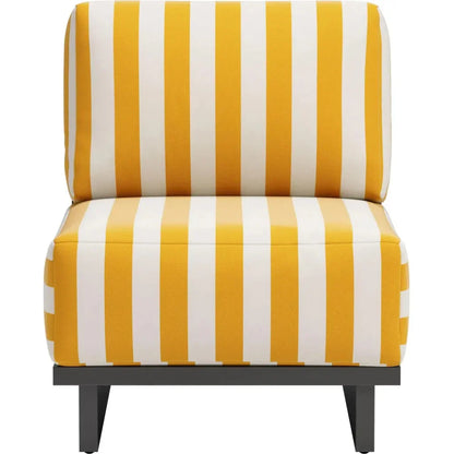 Shoreline Yellow & Black Accent Chair