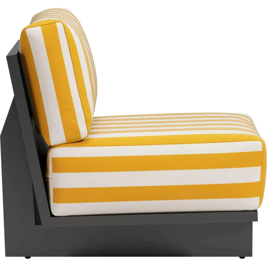Shoreline Yellow & Black Accent Chair