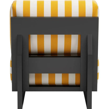 Shoreline Yellow & Black Accent Chair