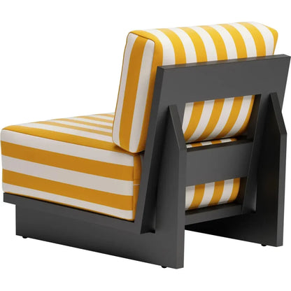 Shoreline Yellow & Black Accent Chair