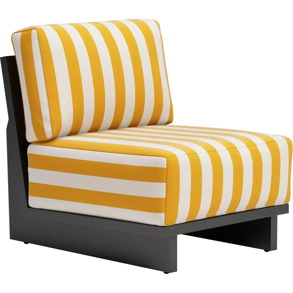 Shoreline Yellow & Black Accent Chair