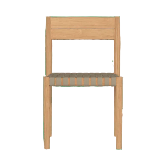 Siena Teak Woven Stackable Patio Armchair 4PC