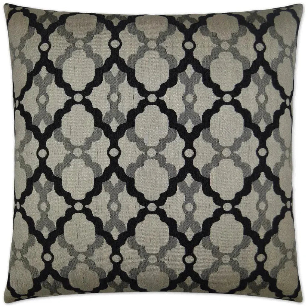 Sierra Black Throw Pillow With Insert
