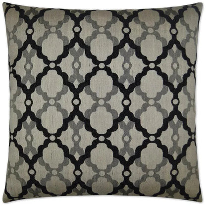 Sierra Black Throw Pillow With Insert