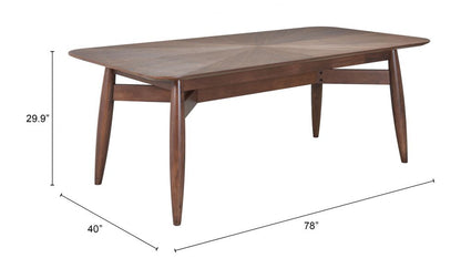 Silea Wooden Rectangular Dining Table