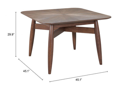 Silea Wooden Square Dining Table